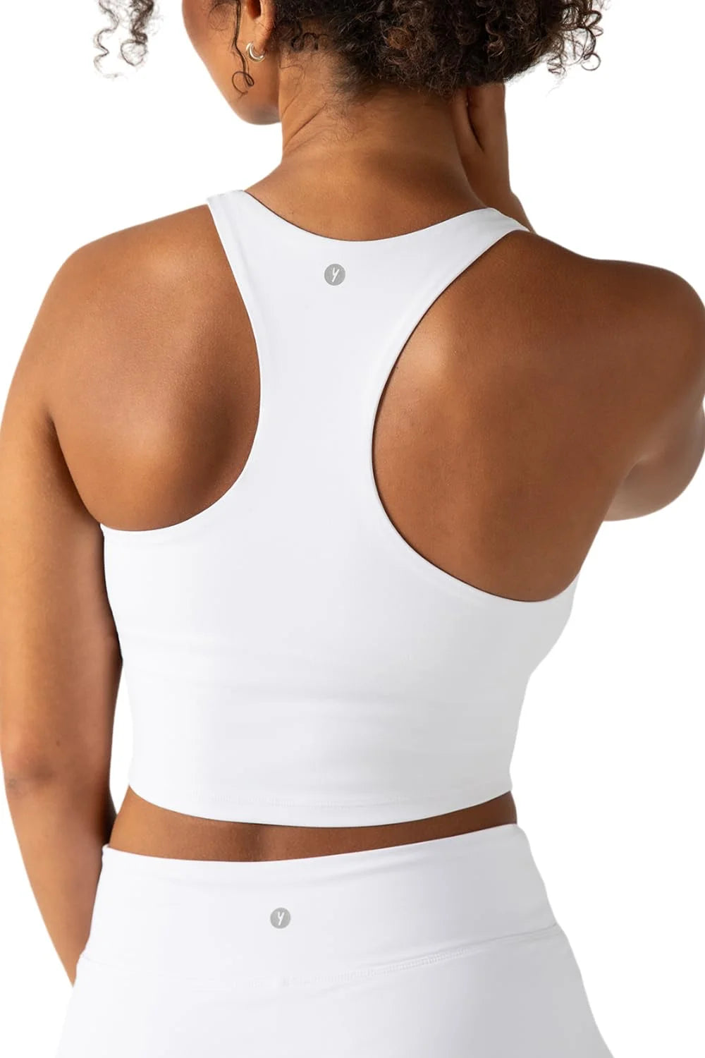 Active Women'S Ultraluxe Built-In Bra Tank Top, Athleisure, 4-Way-Stretch, True White, 4X