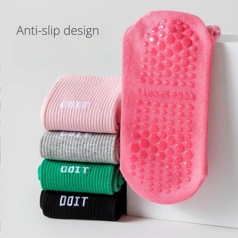 Pilates Socks with Grips for Women Yoga Socks Barre Socks Non Slip Socks of 2/3pairs