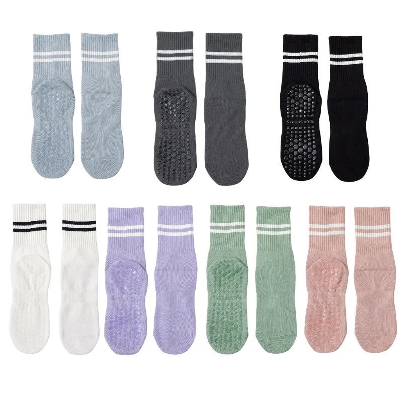 Grip Sock Yoga Sock Pilates Sock Non Slip Skid Socks With Grips For Women Dropshipping