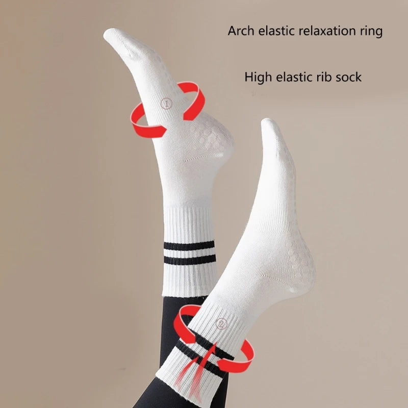 Grip Sock Yoga Sock Pilates Sock Non Slip Skid Socks With Grips For Women Dropshipping