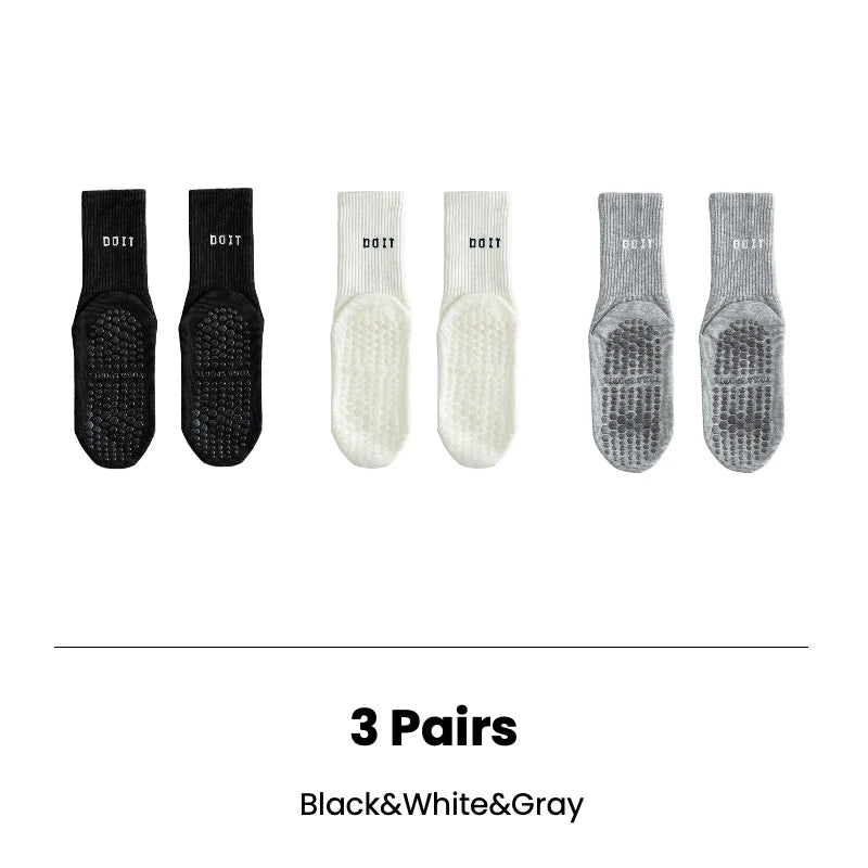 Pilates Socks with Grips for Women Yoga Socks Barre Socks Non Slip Socks of 2/3pairs