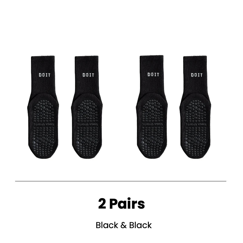 Pilates Socks with Grips for Women Yoga Socks Barre Socks Non Slip Socks of 2/3pairs