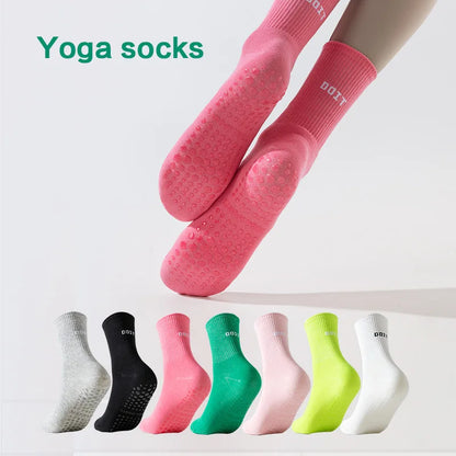 Pilates Socks with Grips for Women Yoga Socks Barre Socks Non Slip Socks of 2/3pairs
