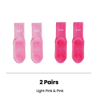 Pilates Socks with Grips for Women Yoga Socks Barre Socks Non Slip Socks of 2/3pairs