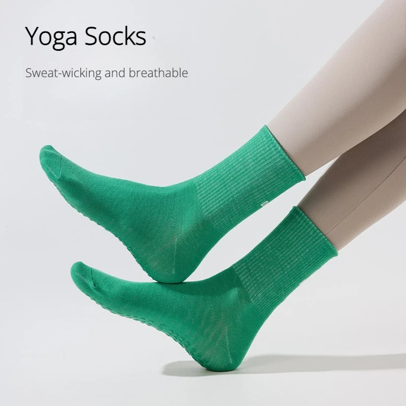 Pilates Socks with Grips for Women Yoga Socks Barre Socks Non Slip Socks of 2/3pairs